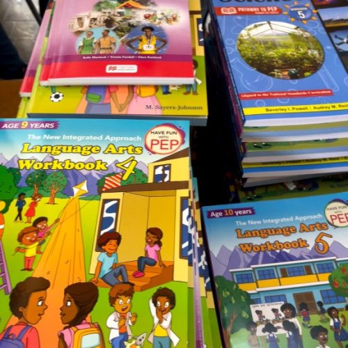 Some of the work books included in our back-to-school packages