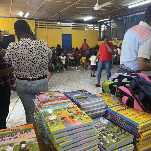 Text books and work books for the Love of Hearts Foundation